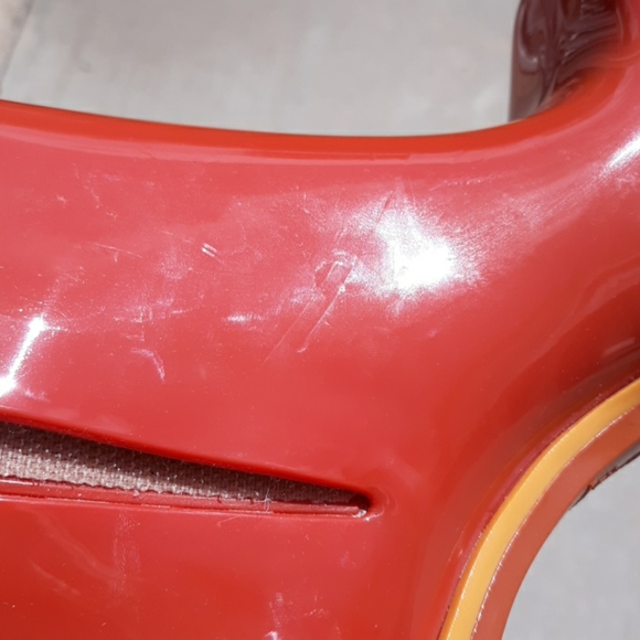 Melissa Sz 6 Plastic Orange Chunky Heel Boots - Picture 16 of 16